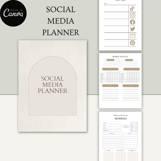 Social Media Planner Printable