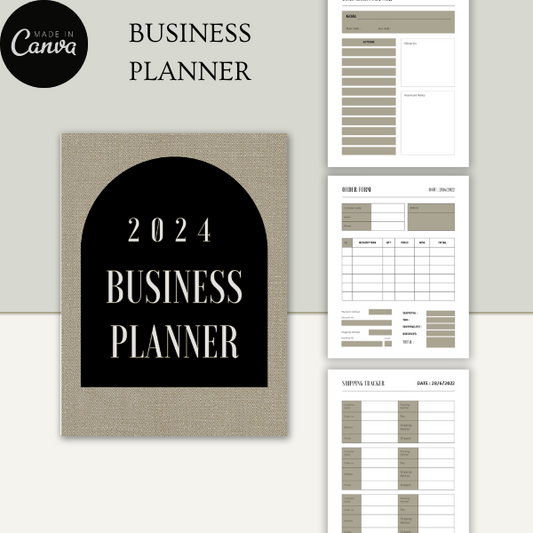 2024 Business Planner Printable